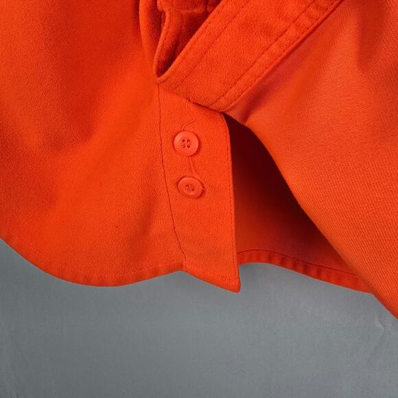 Gamehide Hunting Outdoor Shirt Men's M Orange Soft Fabric Button Down - Picture 11 of 16